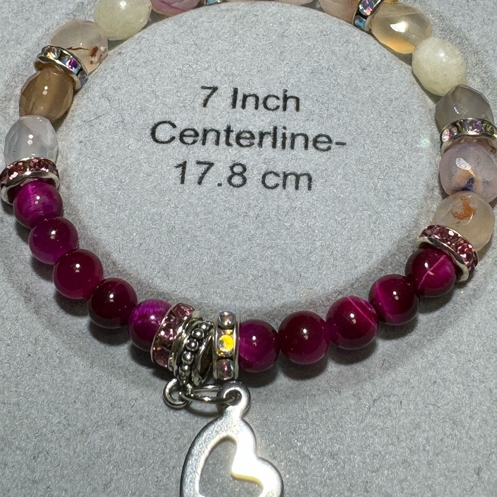 Homemade by Me. Gemstone bracelets